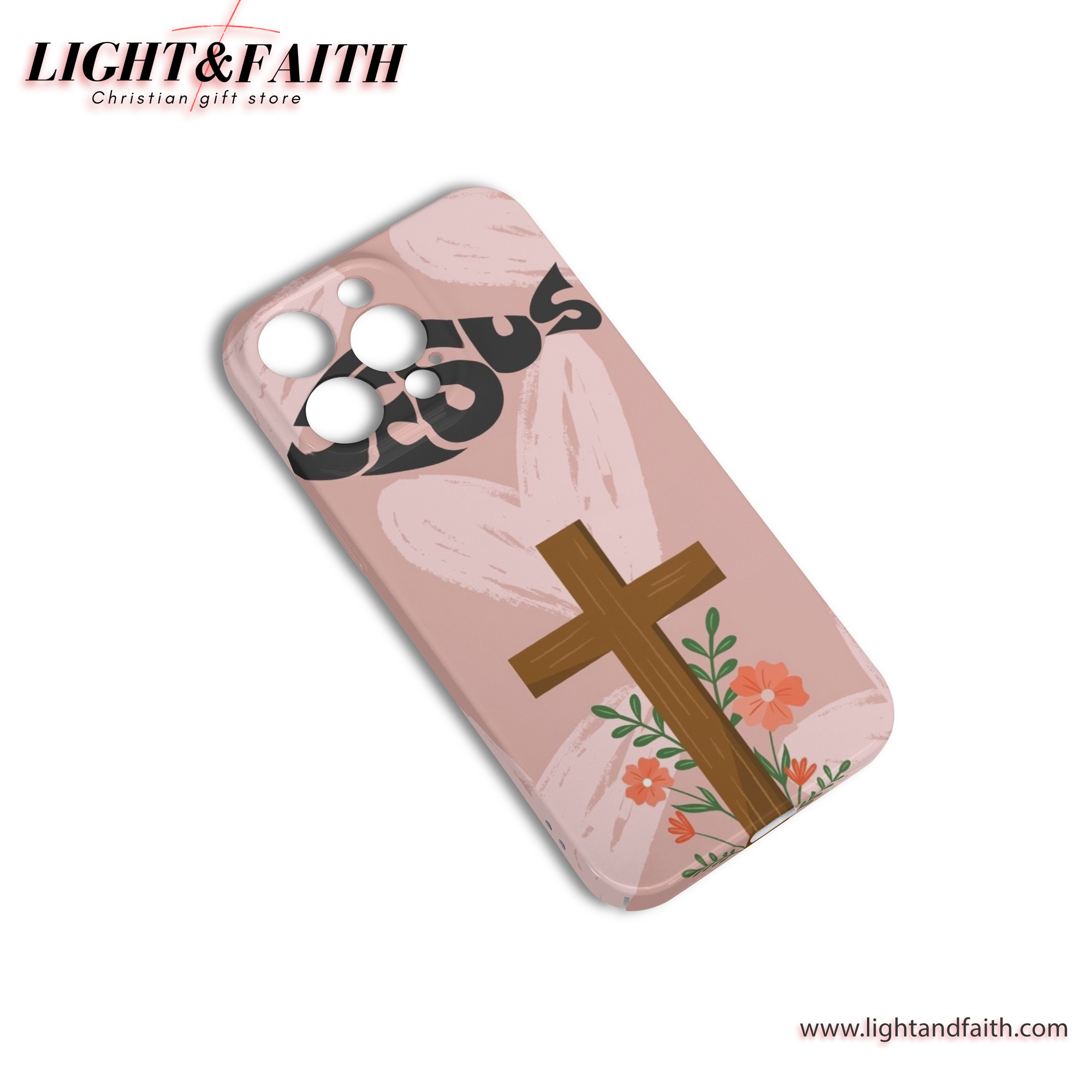 Jesus Cross Phone Case, Christian Phone Case, Bible Verse Phone Case, Religious Gift, PCLAF20
